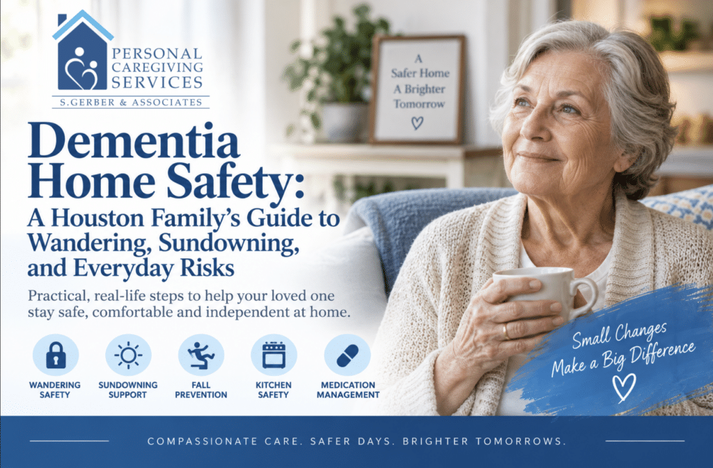 Dementia Home Safety: A Houston Family's Guide to Wandering, Sundowning, and Everyday Risks